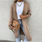 Long knit cardigan for women, casual style