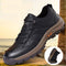 Zapatos ortopédicos transpirables de cuero para hombres