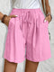Flora - Fashionable shorts with high waist