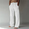 Arthur - pantaloni larghi in lino da uomo