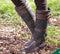 Bottes Hautes Imperméables en Cuir pour Femmes
