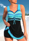Costume Tankini con Motivi per Donna